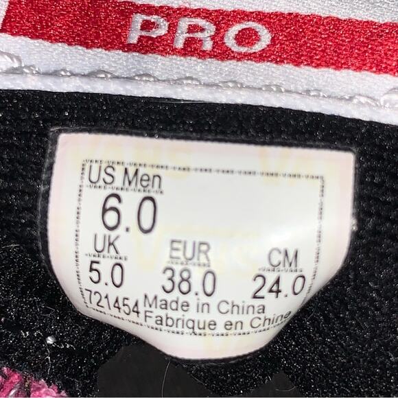Vans Authentic Pro Suede Canvas Sneaker Magenta Pink Black Size Men 6 - Picture 15 of 16